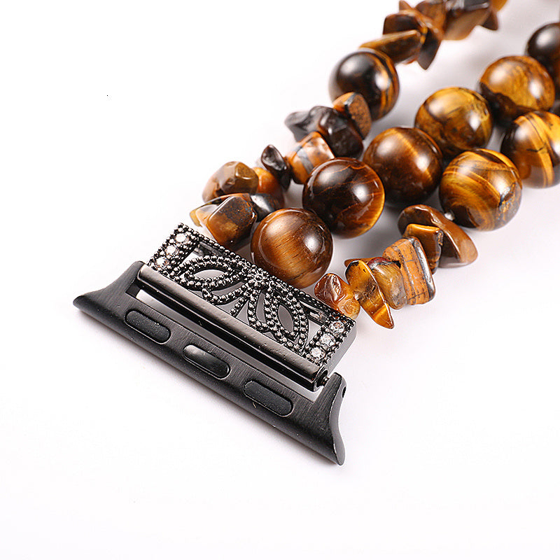 Tiger Eye Sun Stone Jewelry Strap for Original Suitable Accessories - Teleplus original stone strap suitable jewelry