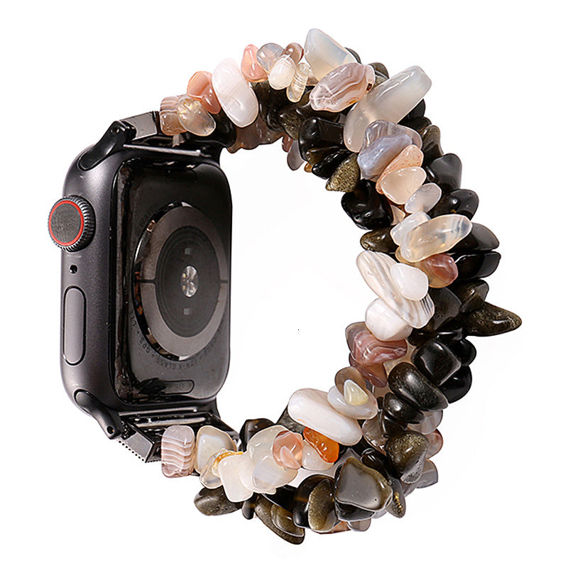 Tiger Eye Sun Stone Jewelry Strap for Original Suitable Accessories - Teleplus original stone strap suitable jewelry