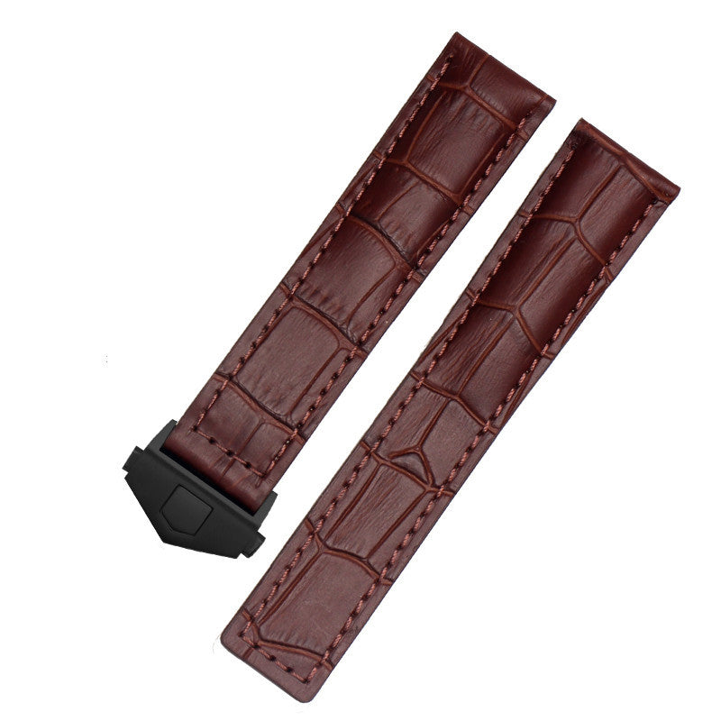 Time name leather watch strap - Time Name Leather Watch Strap for Stylish Accessories