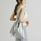 Tinfoil Shoulder Leisure Bag with Sandwich Pocket for Literary Women - Teleplus tinfoil shoulder leisure literary women