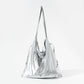 Tinfoil Shoulder Leisure Bag with Sandwich Pocket for Literary Women - Teleplus tinfoil shoulder leisure literary women