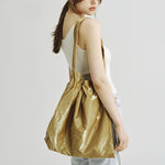 Tinfoil Shoulder Leisure Bag with Sandwich Pocket for Literary Women - Teleplus tinfoil shoulder leisure literary women