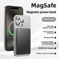Titanium Alloy Magnetic Power Bank in Gray Gold and Blue - Teleplus titanium gray magnetic power bank alloy