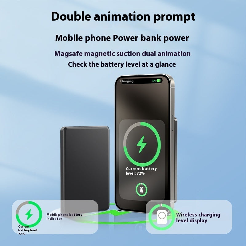 Titanium Alloy Magnetic Power Bank in Gray Gold and Blue - Teleplus titanium gray magnetic power bank alloy