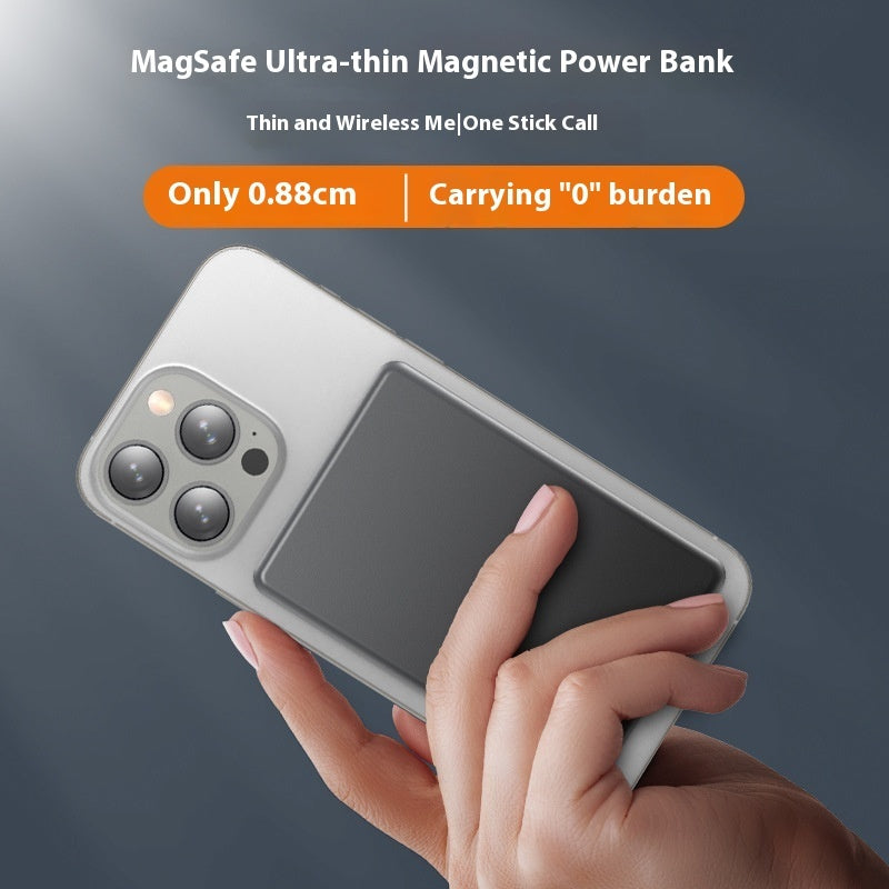 Titanium Alloy Magnetic Power Bank in Gray Gold and Blue - Teleplus titanium gray magnetic power bank alloy