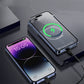 Titanium Magnetic Portable Wireless Charging Power Supply with Dark Gray Shell - magnetic portable wireless charging