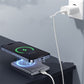 Titanium Magnetic Portable Wireless Charging Power Supply with Dark Gray Shell - magnetic portable wireless charging