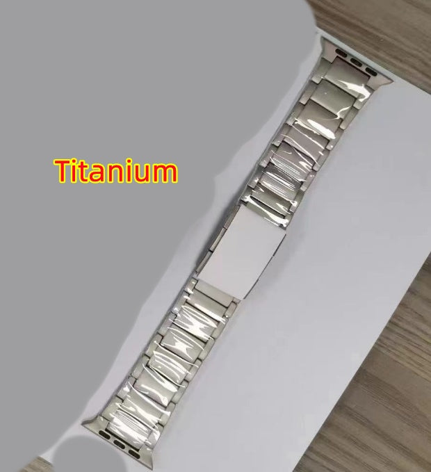 Titanium Watch Strap Intelligent Titanium Metal - Titanium Watch Strap with Turtle Buckle and Packing List