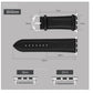 Top layer leather watch strap - Top Layer Leather Watch Strap in Various Colors