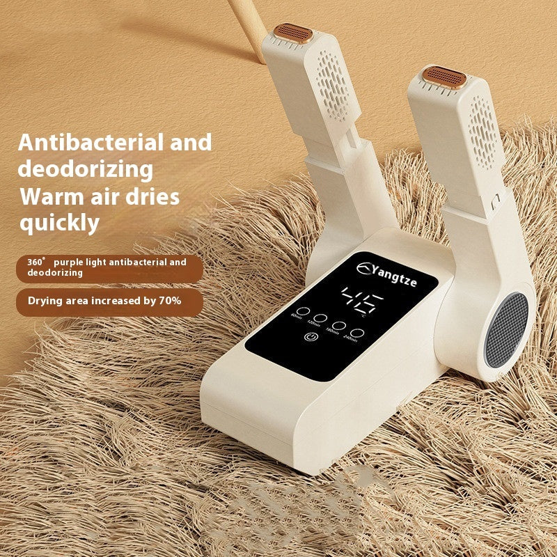 Touch Screen Rose Salt Box with Blue Light for Household Shoe Dryer and Dormitory Baking Warm - Teleplus household shoe