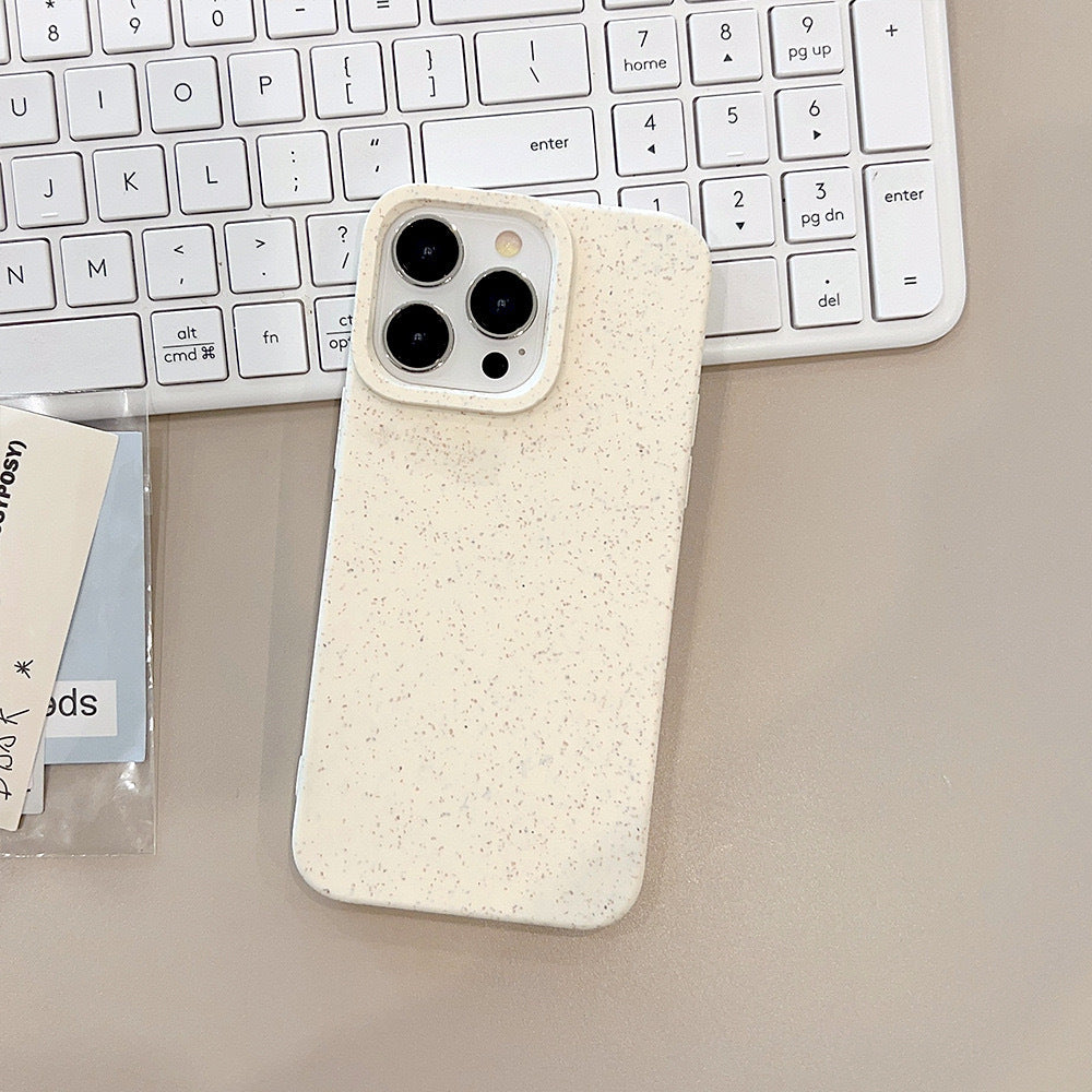 Tpu Wheat Straw Frosted Soft Phone Case - Wheat Straw Case So Soft Even Your Phone Will Smile