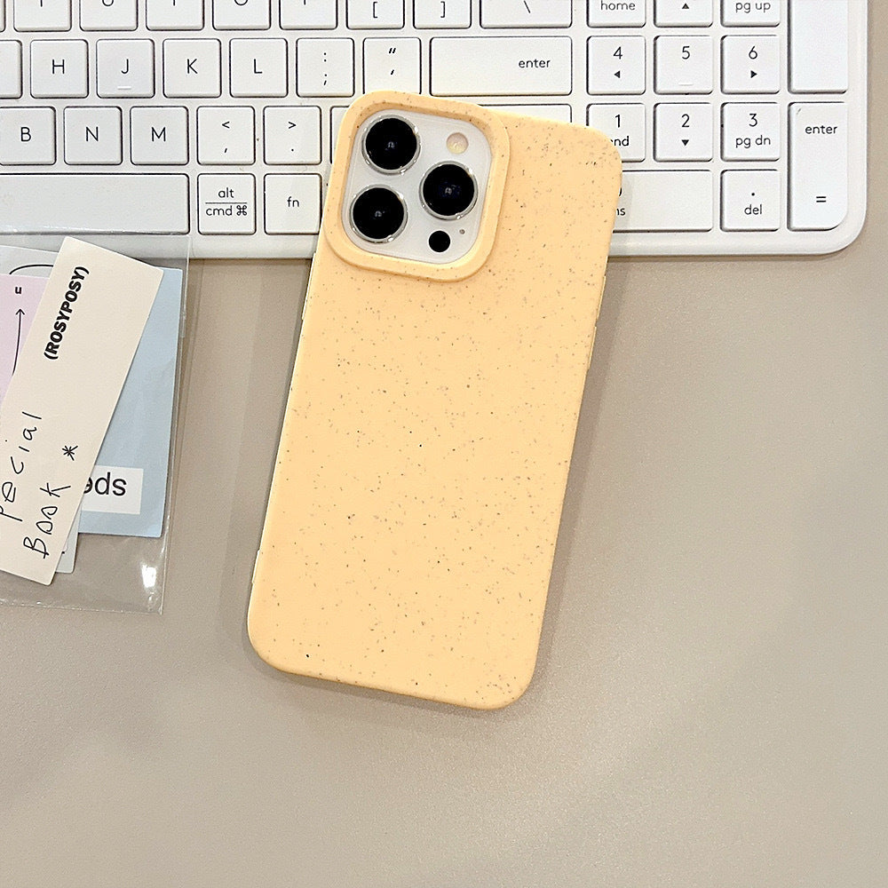 Tpu Wheat Straw Frosted Soft Phone Case - Wheat Straw Case So Soft Even Your Phone Will Smile