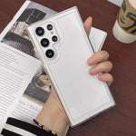 Transparent Acrylic Space Shell for Samsung S24 Airbag Anti-Fall Shockproof - Teleplus transparent acrylic space shell