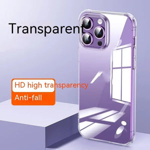Transparent Black Silicone Shockproof Back Cover for IPhone in the United States - Anti-Fall Shell Case iPhone Models