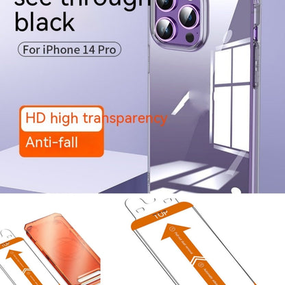 Transparent Black Shockproof Silicone Shell for iPhone with Screen Protector - Teleplus shell mobile phone screen