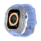 Transparent Case Fluororubber Strap Protective Case - Transparent Fluororubber Strap Case for iWatch Models