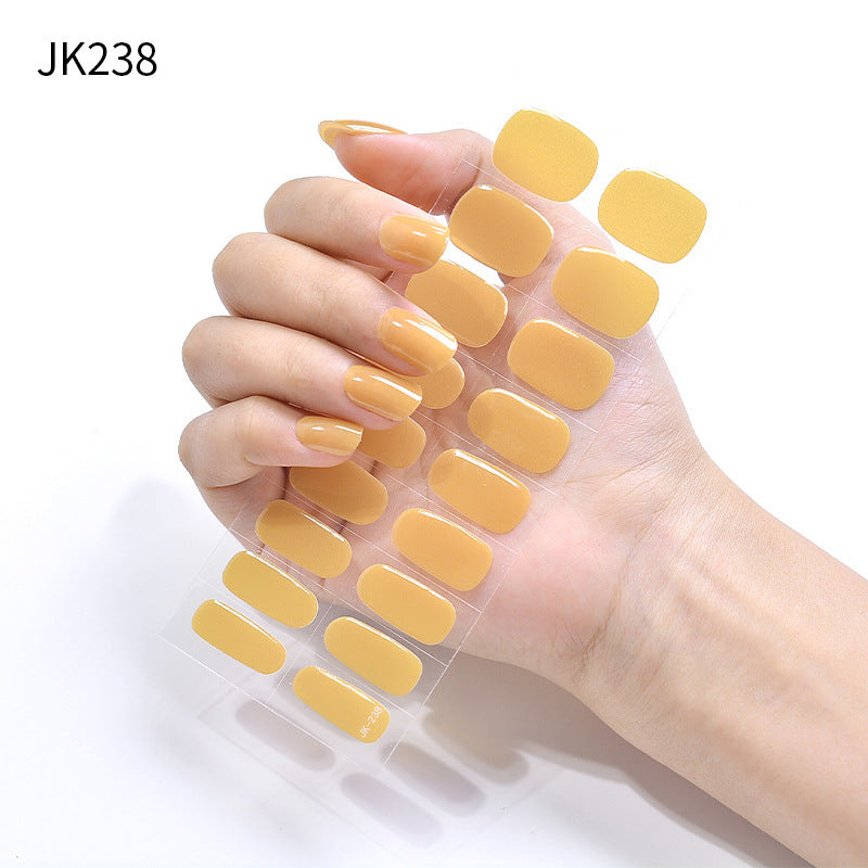 Transparent Cat Eye Aurora Wear Nail Stickers with 24 Designs - Teleplus cat eye aurora transparent wear nail