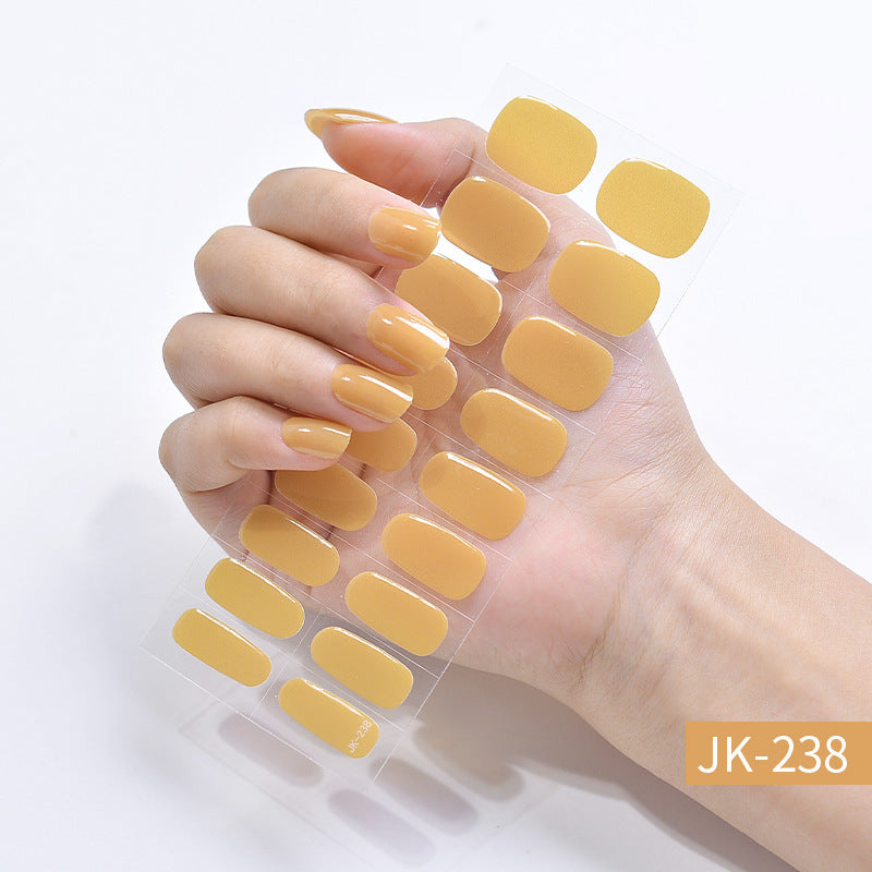 Transparent Cat Eye Aurora Wear Nail Stickers with 24 Designs - Teleplus cat eye aurora transparent wear nail