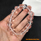 Transparent Crystal Beaded Bracelet with Geometric Modern Design - Teleplus natural white cotton scattered beads stone