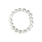 Transparent Crystal Beaded Bracelet with Geometric Modern Design - Teleplus natural white cotton scattered beads stone