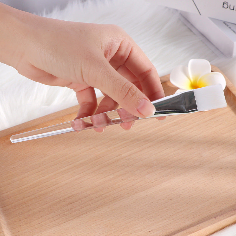 Transparent Facial Treatment Brush Soft for Skincare - Get Your Glow On with transparent facial treatment brush soft