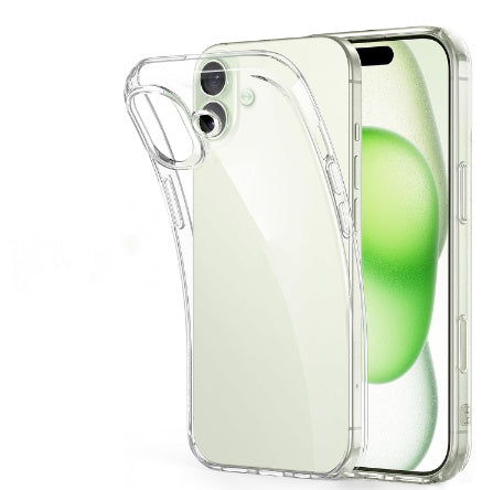 Transparent Large Hole TPU Soft Shell Full Cover Phone Case - Transparent Large Hole Phone Case for Apple Devices