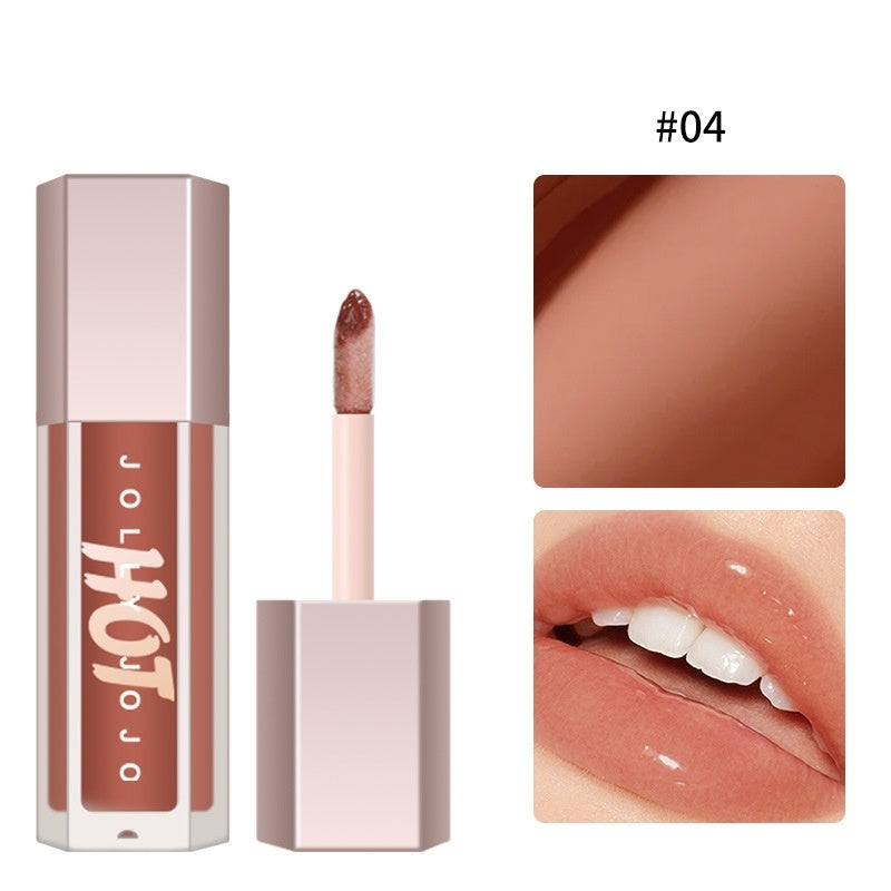 Transparent Lip Gloss with Lasting Moisturize and Brightening Highlight - Teleplus Moisturizing transparent lip gloss