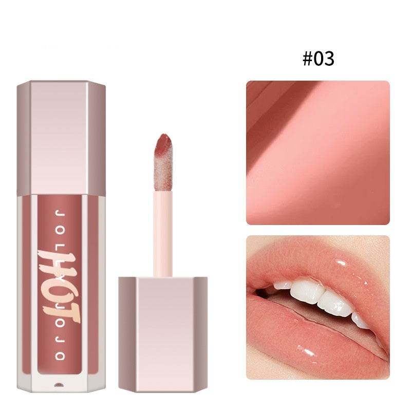 Transparent Lip Gloss with Lasting Moisturize and Brightening Highlight - Teleplus Moisturizing transparent lip gloss