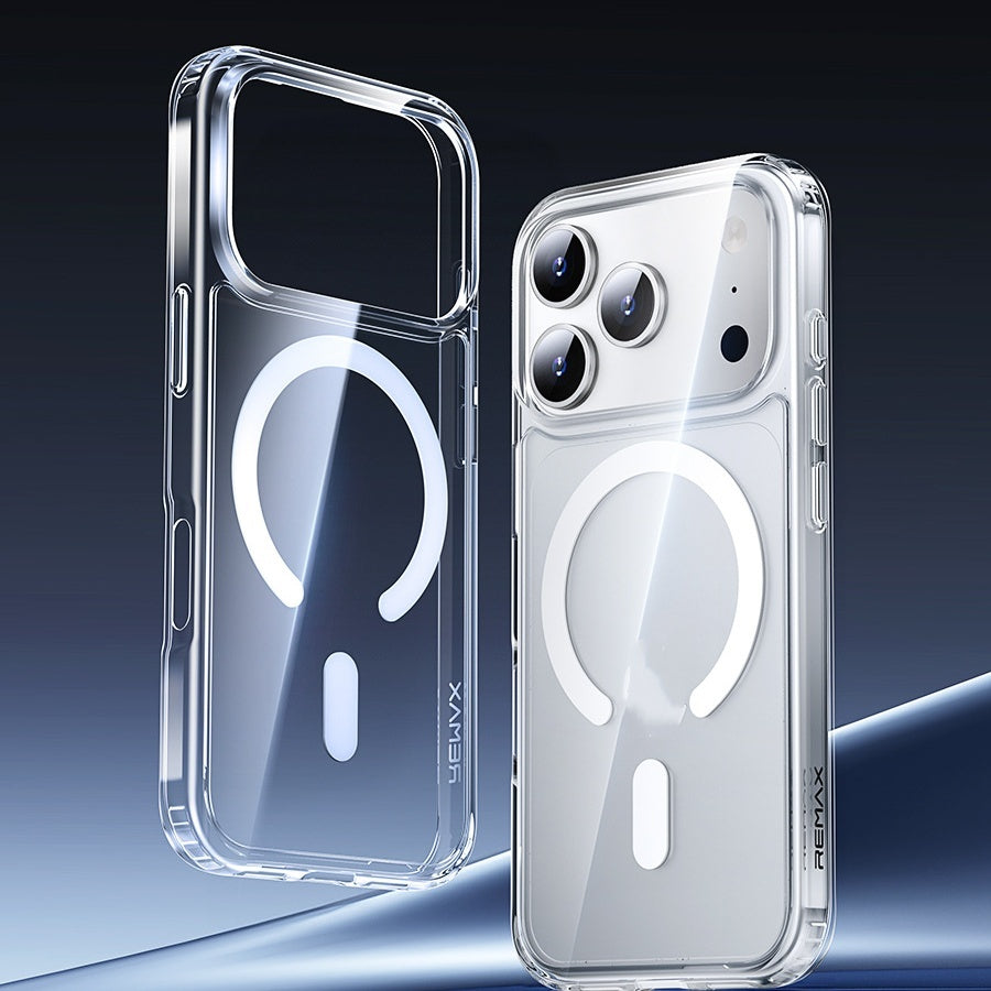 Transparent Phone Case Soft Glue Magnetic Suction