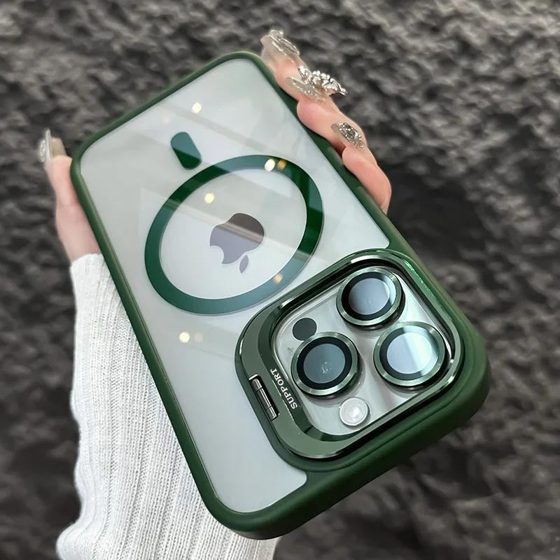 Transparent Phone Case with Invisible Bracket Shockproof Heat Dissipation - and invisible bracket transparent phone case