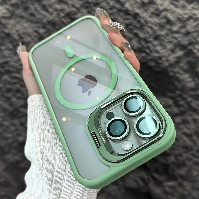 Transparent Phone Case with Invisible Bracket Shockproof Heat Dissipation - and invisible bracket transparent phone case