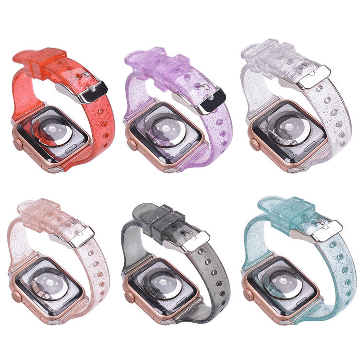 Transparent Small Tpu Silicone Strap - Transparent Small TPU Silicone Strap for Apple Watch