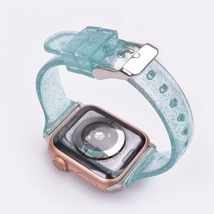 Transparent Small Tpu Silicone Strap - Transparent Small TPU Silicone Strap for Apple Watch