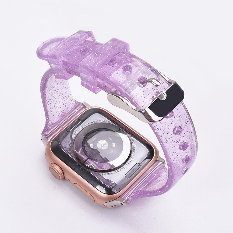 Transparent Small Tpu Silicone Strap - Transparent Small TPU Silicone Strap for Apple Watch