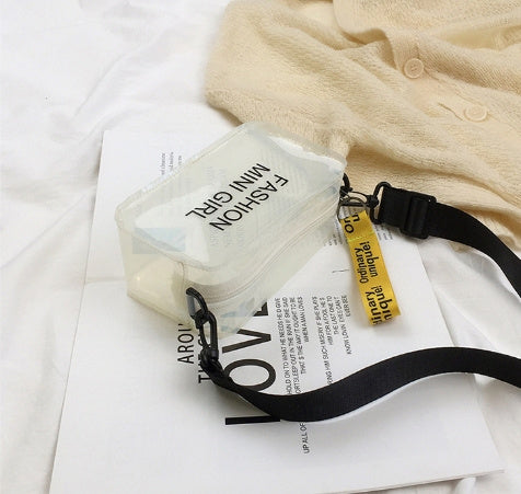 Transparent Square Fashion Jelly Single Shoulder Women’s Bag in Multiple Colors - Teleplus transparent square fashion