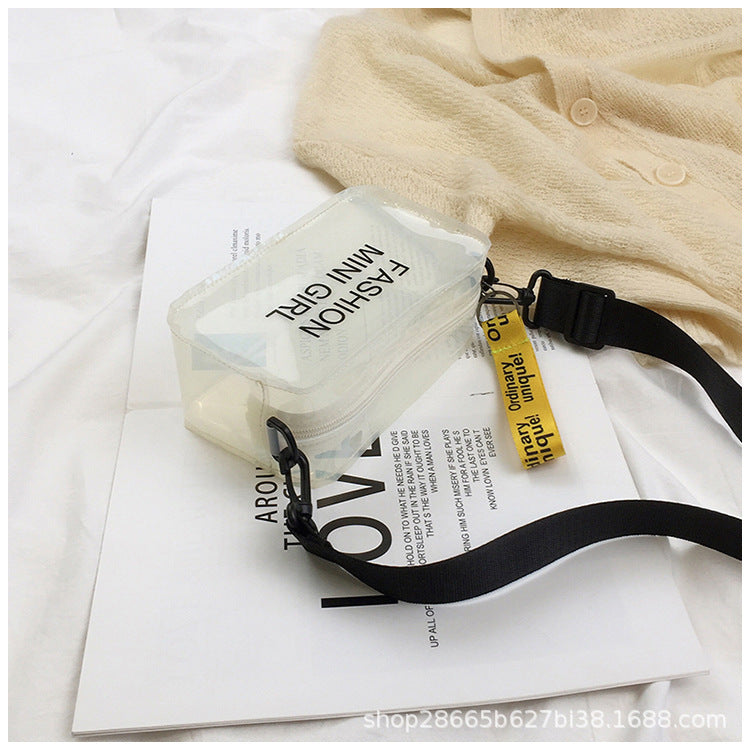 Transparent Square Fashion Jelly Single Shoulder Women’s Bag in Multiple Colors - Teleplus transparent square fashion