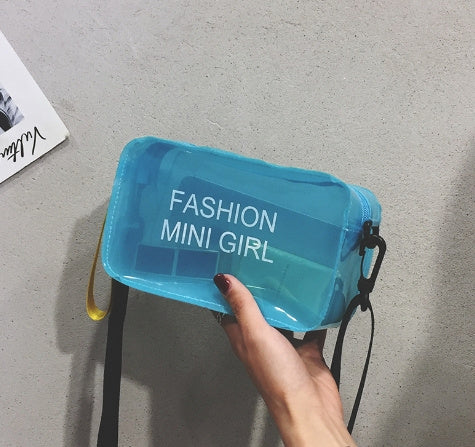Transparent Square Fashion Jelly Single Shoulder Women’s Bag in Multiple Colors - Teleplus transparent square fashion