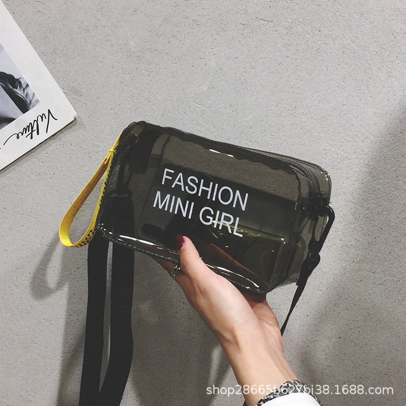 Transparent Square Fashion Jelly Single Shoulder Women’s Bag in Multiple Colors - Teleplus transparent square fashion