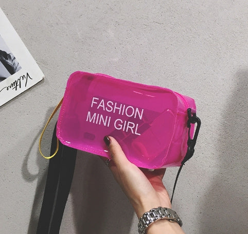 Transparent Square Fashion Jelly Single Shoulder Women’s Bag in Multiple Colors - Teleplus transparent square fashion