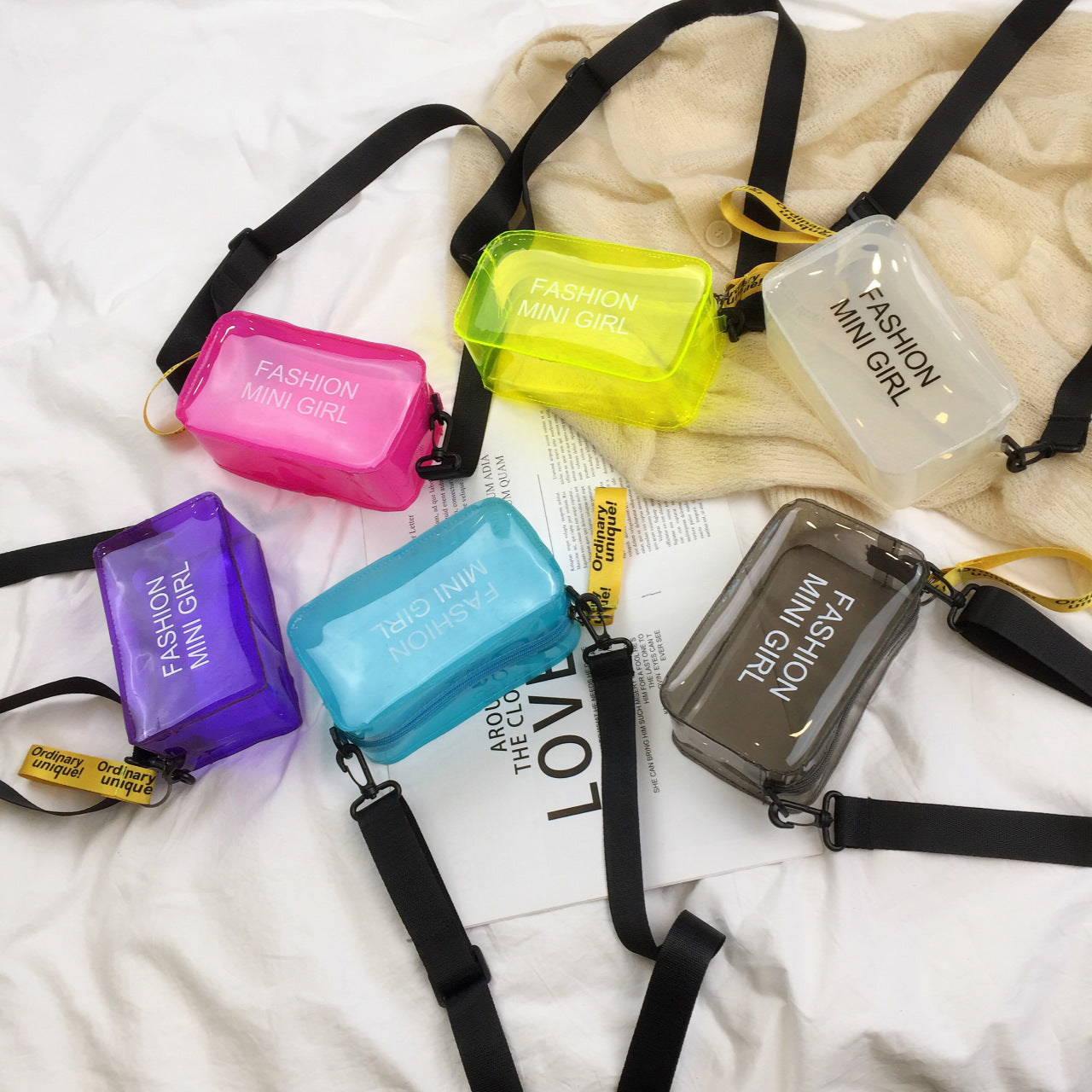 Transparent Square Fashion Jelly Single Shoulder Women’s Bag in Multiple Colors - Teleplus transparent square fashion