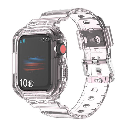 Transparent TPU Watch Strap Glacier Tpu for Durable Fit - Teleplus glacier watch strap tpu transparent