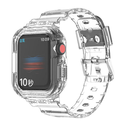 Transparent TPU Watch Strap Glacier Tpu for Durable Fit - Teleplus glacier watch strap tpu transparent