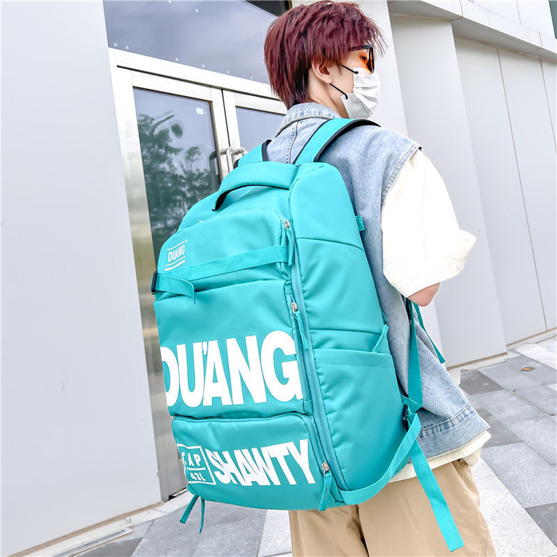 Travel Bag Men’s Large Capacity Travel Backpack Men’s Backpack Hand-held Luggage Bag Multi-functional Schoolbag