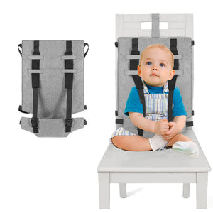 Travel Harness Seat - Fabric Baby Portable High Chair For Travel - Travel High Chair Seat Sack - Portable Baby Seat