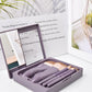 Travel Makeup Brush Set with Mirror and Soft Suit Hair in Various Colors - travel makeup brush mirror suit soft hair