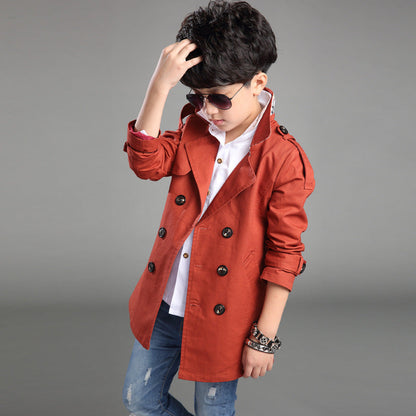 Trend Casual Trench Coat for Spring in Solid Colors with Long Sleeves - at Teleplus casual trench coat trend
