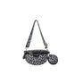 Trend Embroidered Crossbody Bag with Polyester Lining for Leisure Travel - Teleplus fashion trend embroidered crossbody