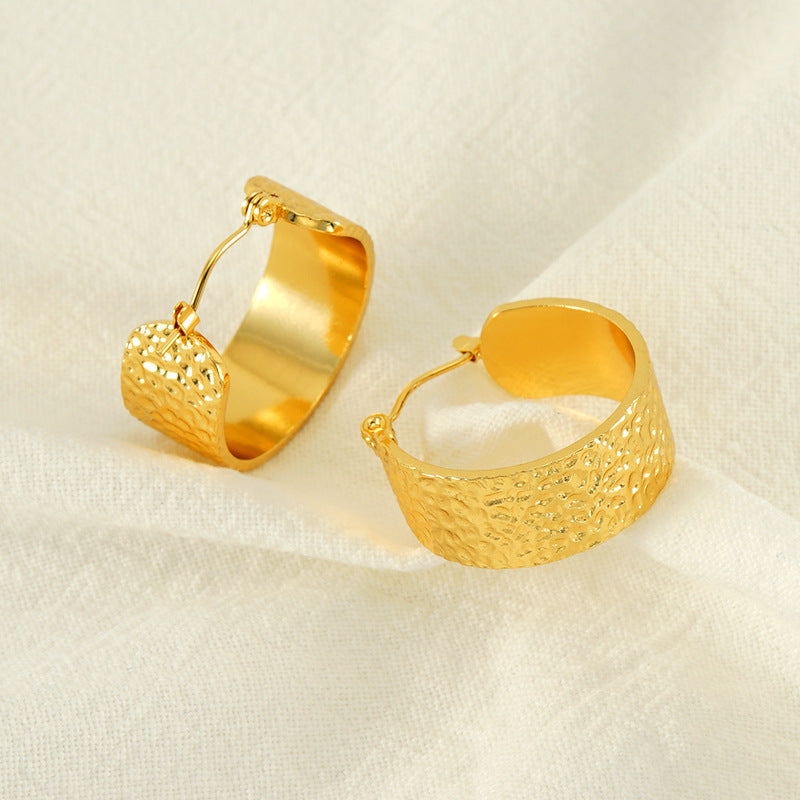Gold Electroplated Stainless Steel Earrings for Women in the United States - Geometry Lovers and Dazzlers stainless