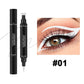Triangle Seal Color Double Head Liquid Eyeliner in Multiple Shades - Teleplus triangle seal color double head liquid