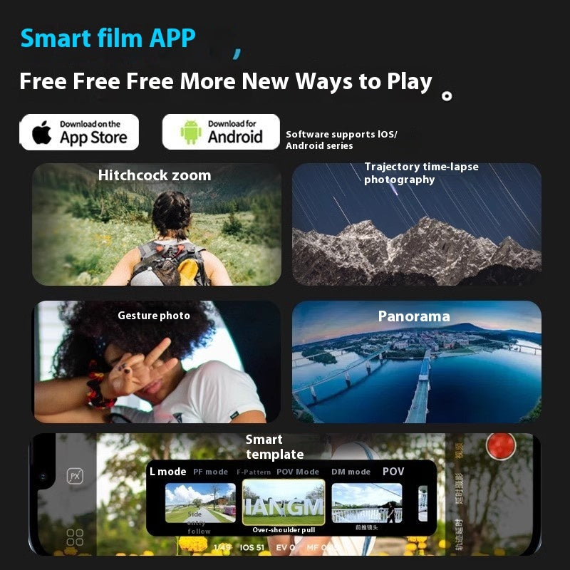 Tripod Head Mobile for Smartphones Up to 260g and 5.5-8 Inches - Teleplus tripod head mobile phone